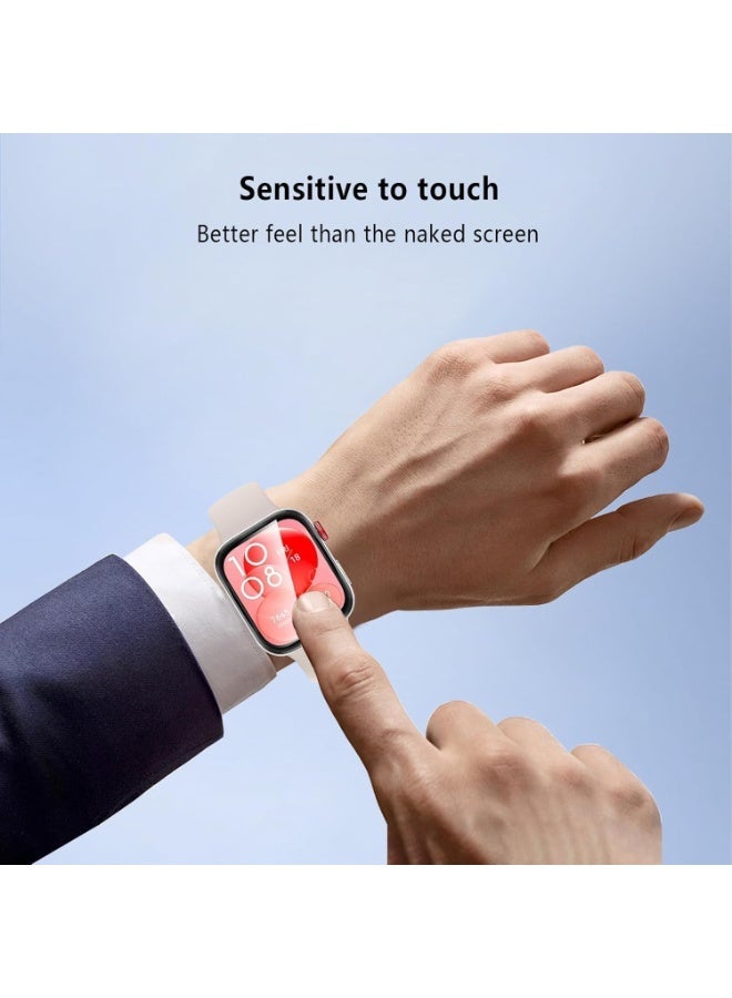 creen Protector For Huawei Watch Fit 3, 3D Curved Soft Edge Protective Film [Anti-Scratch] [Bubble Free] [Ultra Shatterproof] [High Sensitive] (Not Glass) - Image 3